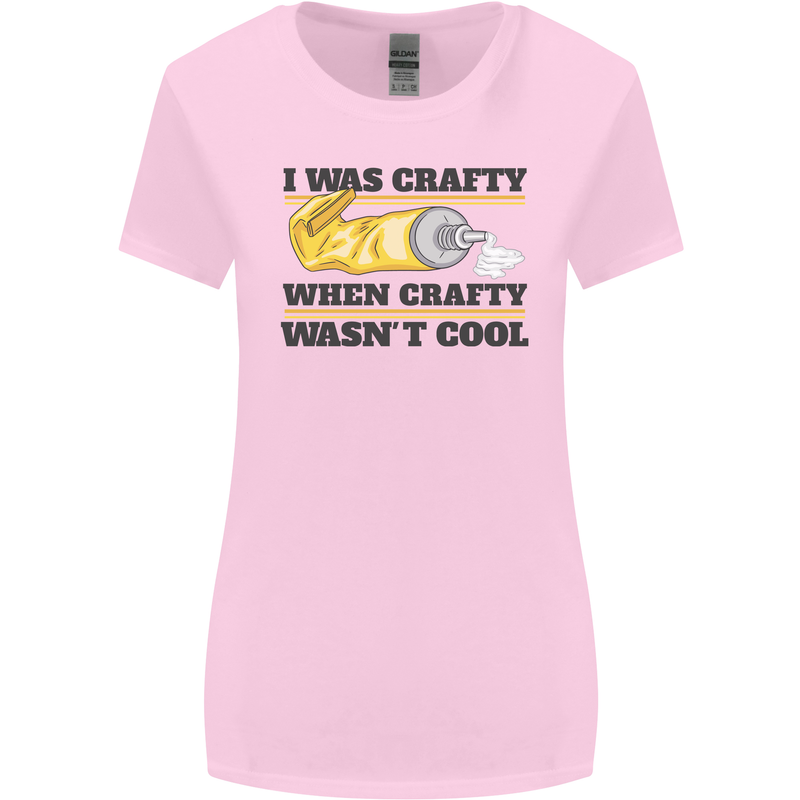 Arts and Crafts Funny Crafty Art Artist Womens Wider Cut T-Shirt Light Pink