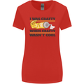 Arts and Crafts Funny Crafty Art Artist Womens Wider Cut T-Shirt Red