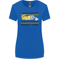 Arts and Crafts Funny Crafty Art Artist Womens Wider Cut T-Shirt Royal Blue