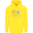 Arts and Crafts Funny Crafty Artist Art Childrens Kids Hoodie Yellow