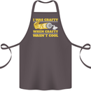 Arts and Crafts Funny Crafty Artist Art Cotton Apron 100% Organic Dark Grey