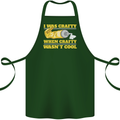 Arts and Crafts Funny Crafty Artist Art Cotton Apron 100% Organic Forest Green