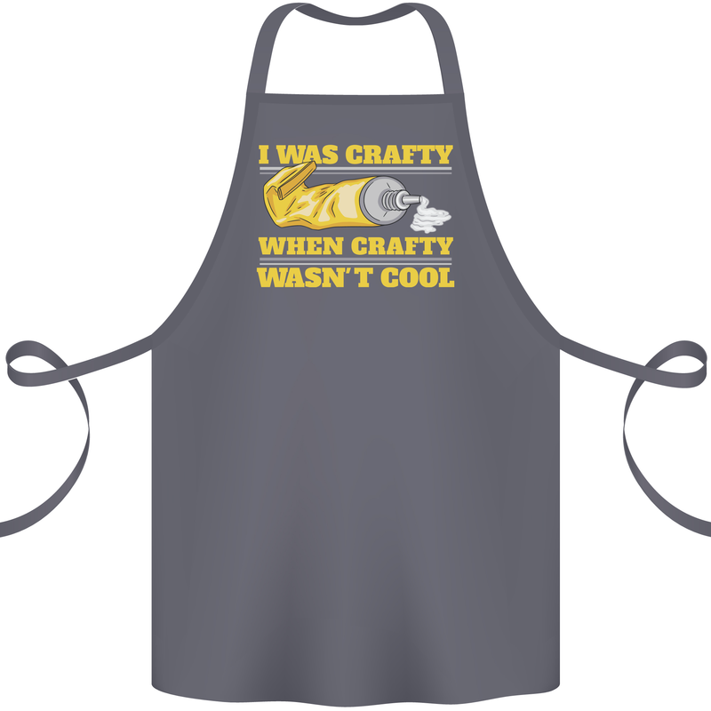 Arts and Crafts Funny Crafty Artist Art Cotton Apron 100% Organic Steel