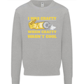 Arts and Crafts Funny Crafty Artist Art Kids Sweatshirt Jumper Sports Grey