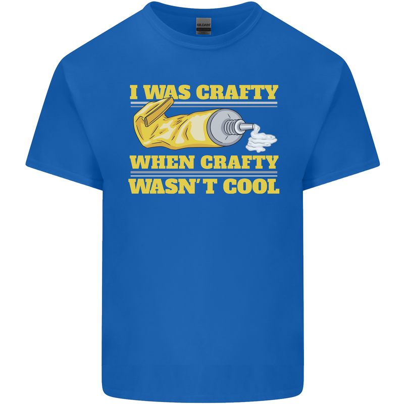 Arts and Crafts Funny Crafty Artist Art Kids T-Shirt Childrens Royal Blue