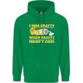 Arts and Crafts Funny Crafty Artist Art Mens 80% Cotton Hoodie Irish Green
