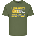 Arts and Crafts Funny Crafty Artist Art Mens Cotton T-Shirt Tee Top Military Green