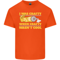 Arts and Crafts Funny Crafty Artist Art Mens Cotton T-Shirt Tee Top Orange