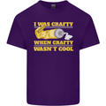 Arts and Crafts Funny Crafty Artist Art Mens Cotton T-Shirt Tee Top Purple