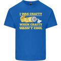 Arts and Crafts Funny Crafty Artist Art Mens Cotton T-Shirt Tee Top Royal Blue