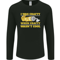Arts and Crafts Funny Crafty Artist Art Mens Long Sleeve T-Shirt Black