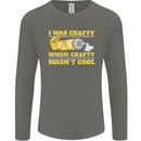 Arts and Crafts Funny Crafty Artist Art Mens Long Sleeve T-Shirt Charcoal
