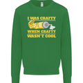 Arts and Crafts Funny Crafty Artist Art Mens Sweatshirt Jumper Irish Green