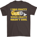 Arts and Crafts Funny Crafty Artist Art Mens T-Shirt 100% Cotton Dark Chocolate