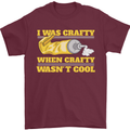 Arts and Crafts Funny Crafty Artist Art Mens T-Shirt 100% Cotton Maroon