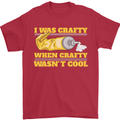 Arts and Crafts Funny Crafty Artist Art Mens T-Shirt 100% Cotton Red