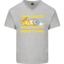 Arts and Crafts Funny Crafty Artist Art Mens V-Neck Cotton T-Shirt Sports Grey