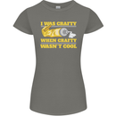 Arts and Crafts Funny Crafty Artist Art Womens Petite Cut T-Shirt Charcoal