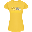 Arts and Crafts Funny Crafty Artist Art Womens Petite Cut T-Shirt Yellow