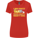 Arts and Crafts Funny Crafty Artist Art Womens Wider Cut T-Shirt Red