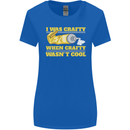 Arts and Crafts Funny Crafty Artist Art Womens Wider Cut T-Shirt Royal Blue