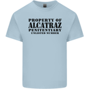 As Worn by Debbie Harry Alcatraz Mens Cotton T-Shirt Tee Top Light Blue