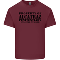 As Worn by Debbie Harry Alcatraz Mens Cotton T-Shirt Tee Top Maroon