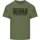 As Worn by Debbie Harry Alcatraz Mens Cotton T-Shirt Tee Top Military Green