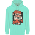 Ask Your Mum If Santa Real Funny Christmas Childrens Kids Hoodie Peppermint