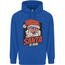 Ask Your Mum If Santa Real Funny Christmas Childrens Kids Hoodie Royal Blue