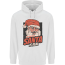 Ask Your Mum If Santa Real Funny Christmas Childrens Kids Hoodie White