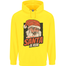 Ask Your Mum If Santa Real Funny Christmas Childrens Kids Hoodie Yellow