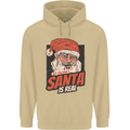 Ask Your Mum If Santa Real Funny Christmas Mens 80% Cotton Hoodie Sand
