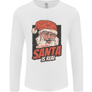 Ask Your Mum If Santa Real Funny Christmas Mens Long Sleeve T-Shirt White
