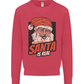 Ask Your Mum If Santa Real Funny Christmas Mens Sweatshirt Jumper Heliconia