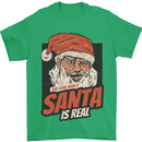 Ask Your Mum If Santa Real Funny Christmas Mens T-Shirt Cotton Gildan Irish Green
