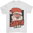 Ask Your Mum If Santa Real Funny Christmas Mens T-Shirt Cotton Gildan White