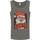 Ask Your Mum If Santa Real Funny Christmas Mens Vest Tank Top Charcoal