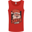 Ask Your Mum If Santa Real Funny Christmas Mens Vest Tank Top Red