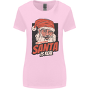 Ask Your Mum If Santa Real Funny Christmas Womens Wider Cut T-Shirt Light Pink