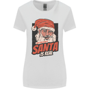 Ask Your Mum If Santa Real Funny Christmas Womens Wider Cut T-Shirt White