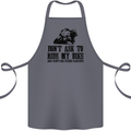 Ask to Ride My Biker Motorbike Motorcycle Cotton Apron 100% Organic Steel
