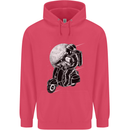 Astro Scooter Spaceman Biker Motorcyle MOD Childrens Kids Hoodie Heliconia