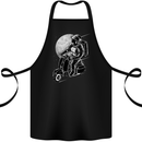 Astro Scooter Spaceman Biker Motorcyle MOD Cotton Apron 100% Organic Black