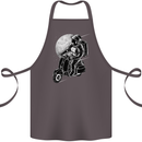 Astro Scooter Spaceman Biker Motorcyle MOD Cotton Apron 100% Organic Dark Grey