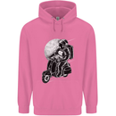 Astro Scooter Spaceman Biker Motorcyle MOD Mens 80% Cotton Hoodie Azelea
