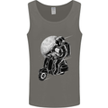 Astro Scooter Spaceman Biker Motorcyle MOD Mens Vest Tank Top Charcoal