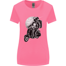 Astro Scooter Spaceman Biker Motorcyle MOD Womens Wider Cut T-Shirt Azalea
