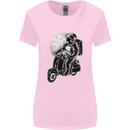 Astro Scooter Spaceman Biker Motorcyle MOD Womens Wider Cut T-Shirt Light Pink