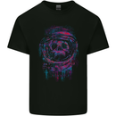 Astro Skull Astronaut Space Kids T-Shirt Childrens Black